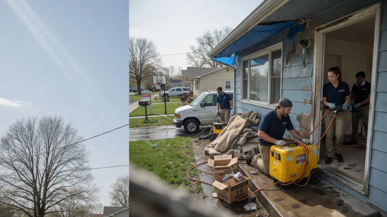 Basement Flood Cleanup in Hesperia, MI near me